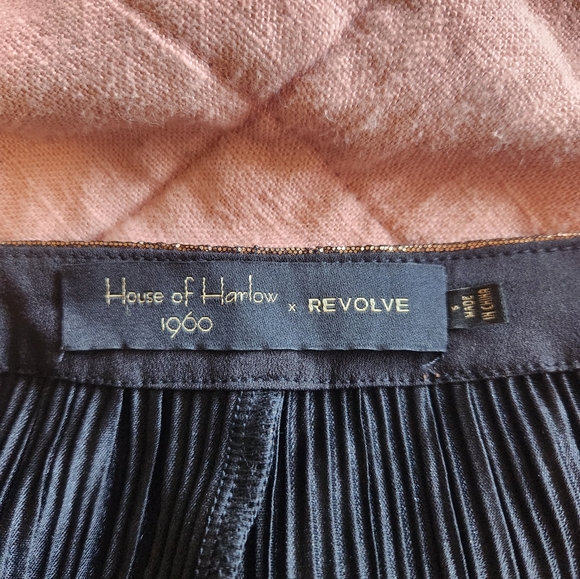 House of Harlow × Revolve Metallic pants - Picture 2 of 5
